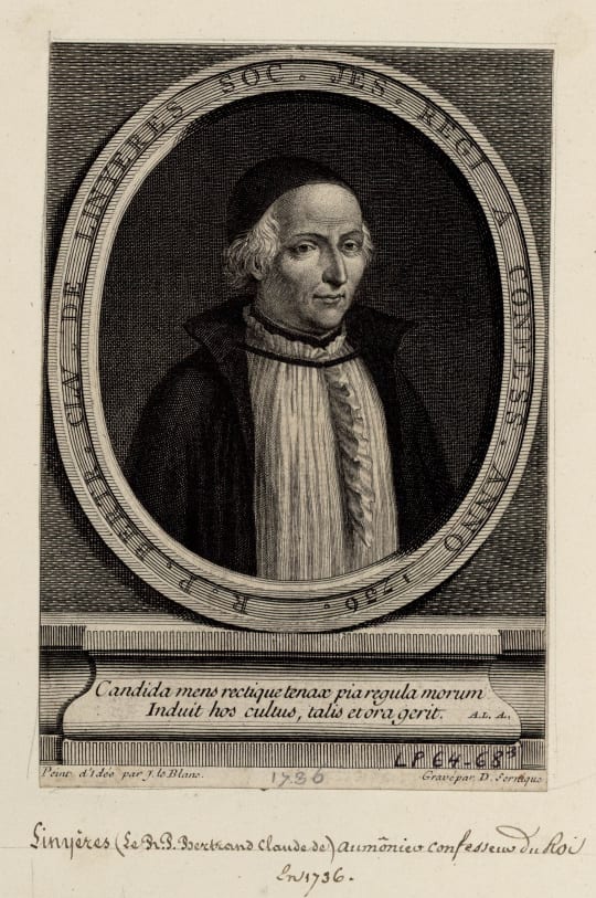 Bertrand-Claude Tachereau de Linyères, jésuite, confesseur du roi