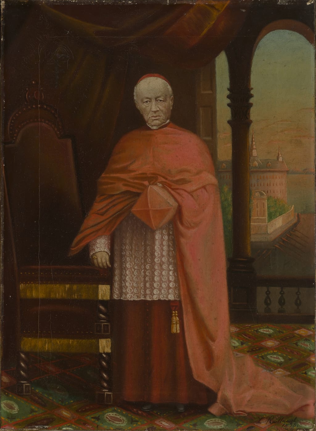 Le cardinal Elzéar-Alexandre Taschereau, tableau de Ludger Ruelland