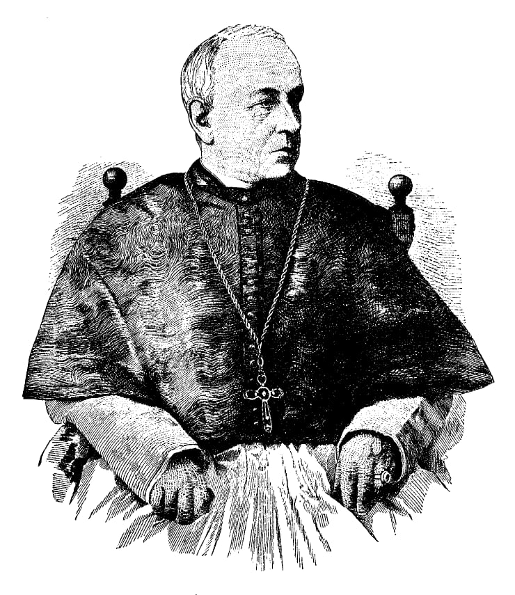 Mgr Taschereau, gravure de l'Histoire des Canadiens-français de Sulte (tome I, 1882)