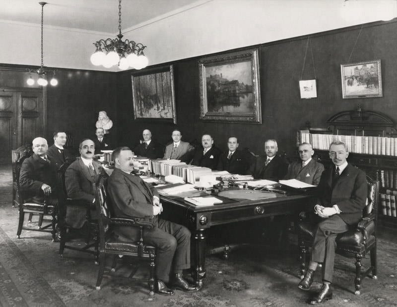 Le conseil des ministres du gouvernement Taschereau, vers 1927-1929
