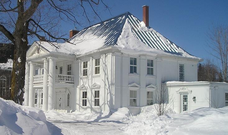 Le manoir Taschereau de Sainte-Marie sous la neige, 2008