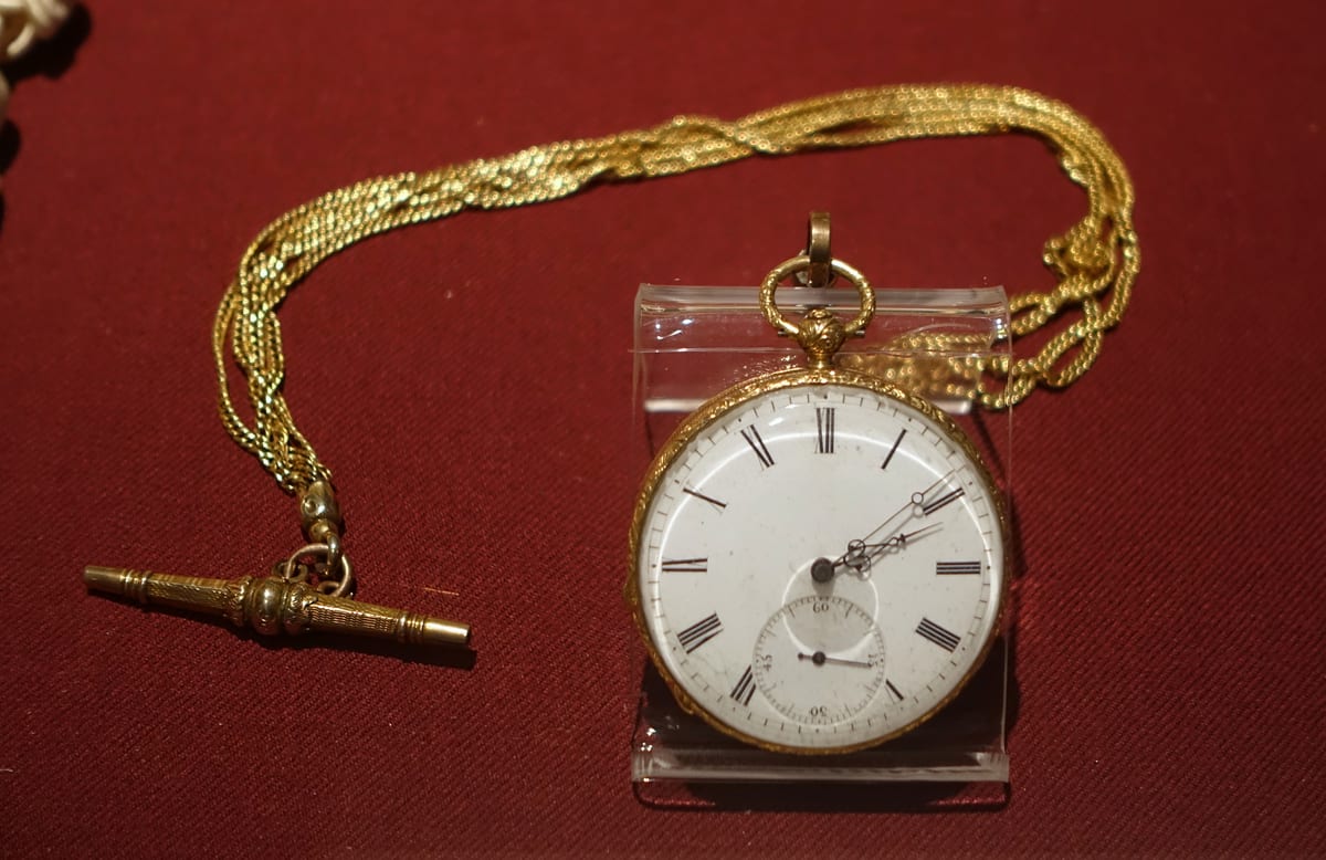 Montre de gousset dite de Louis-Alexandre Taschereau, Château Ramezay