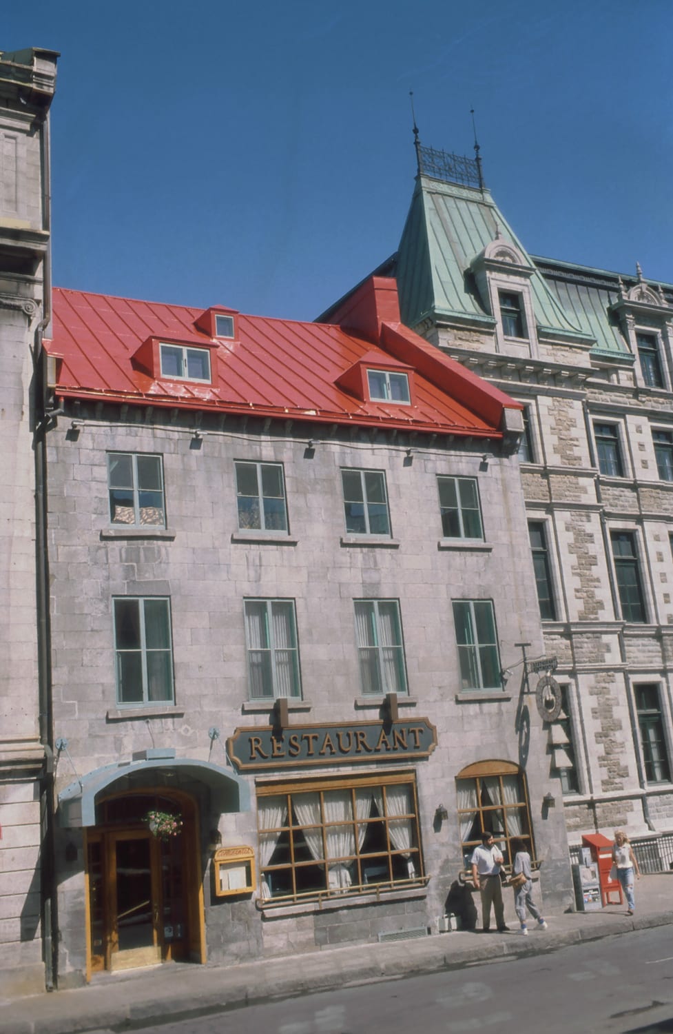 Maison du 26, rue Saint-Louis à Québec, façade principale (relevé de 1987)